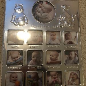 New born 12 months picture frame